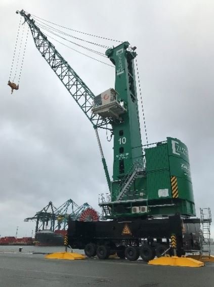Two more electric Konecranes Gottwald Mobile Harbor Cranes for Antwerp